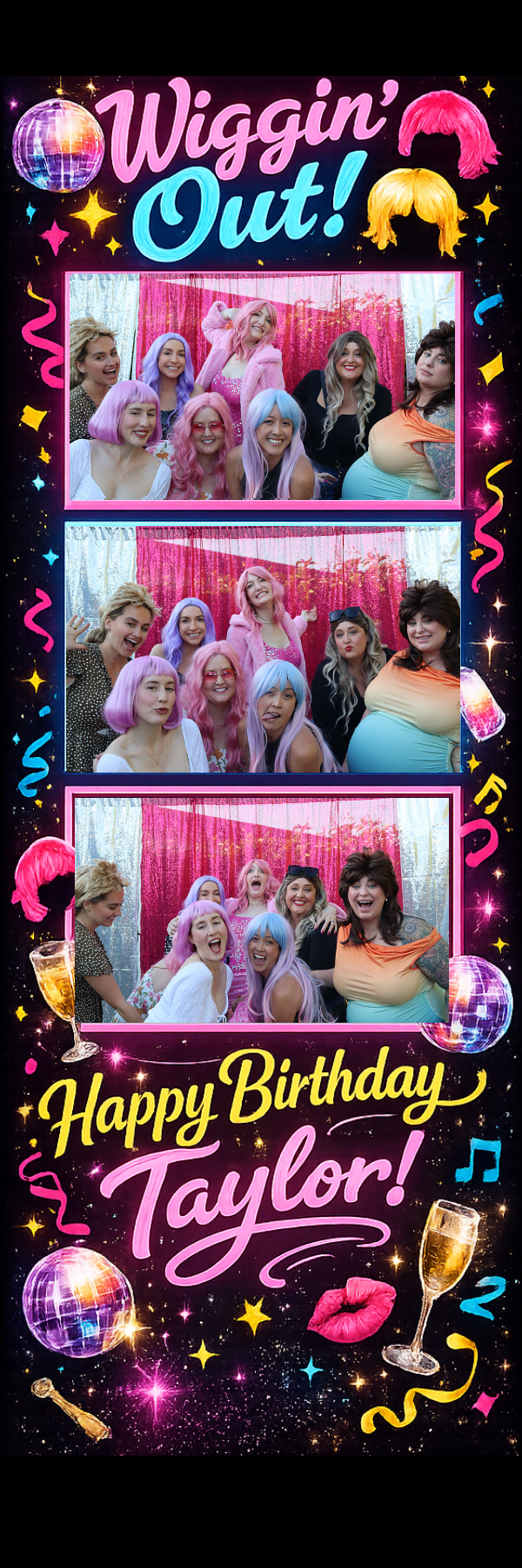 Fam Jam photo booth print