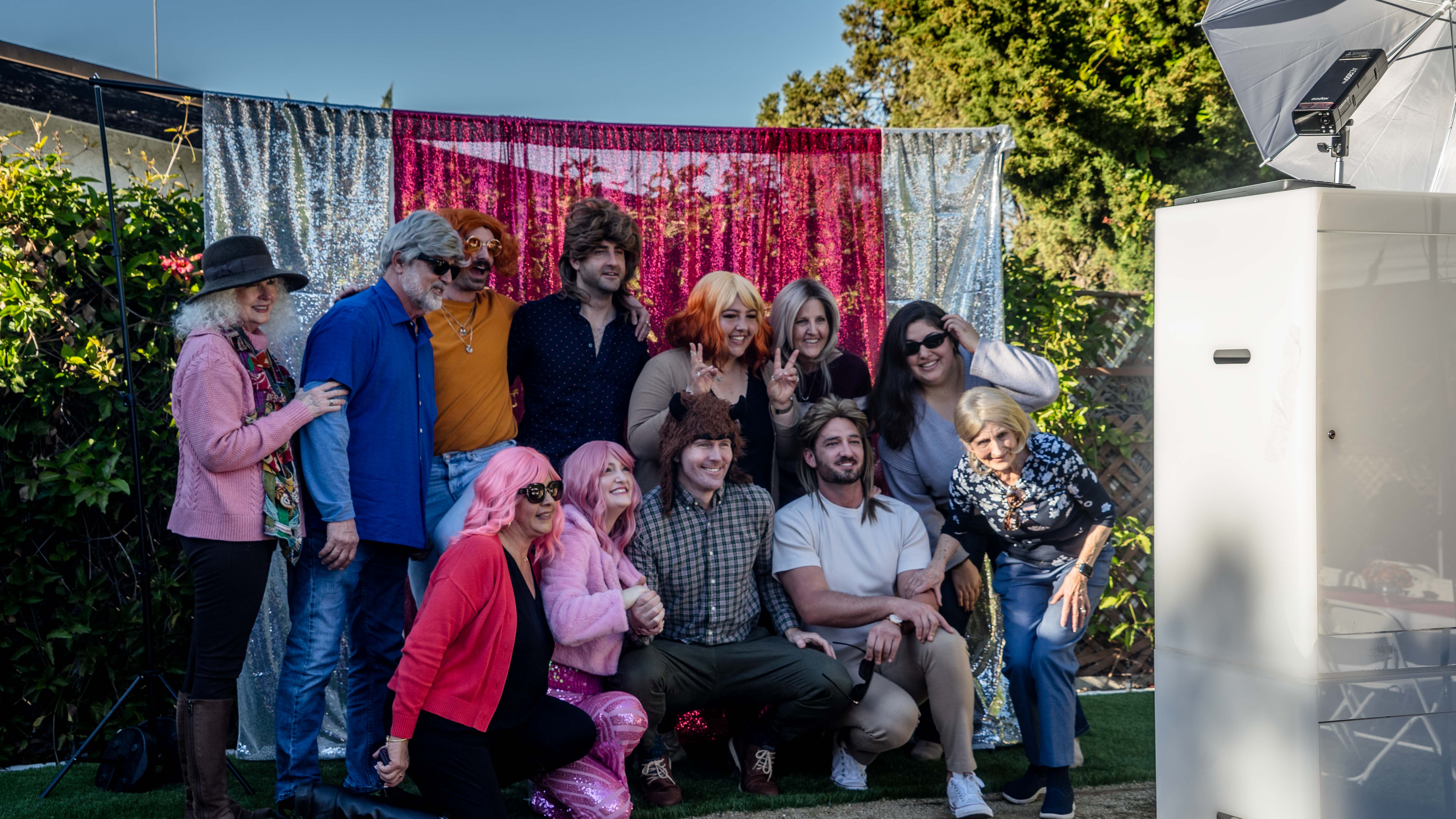 Fam Jam party group photo